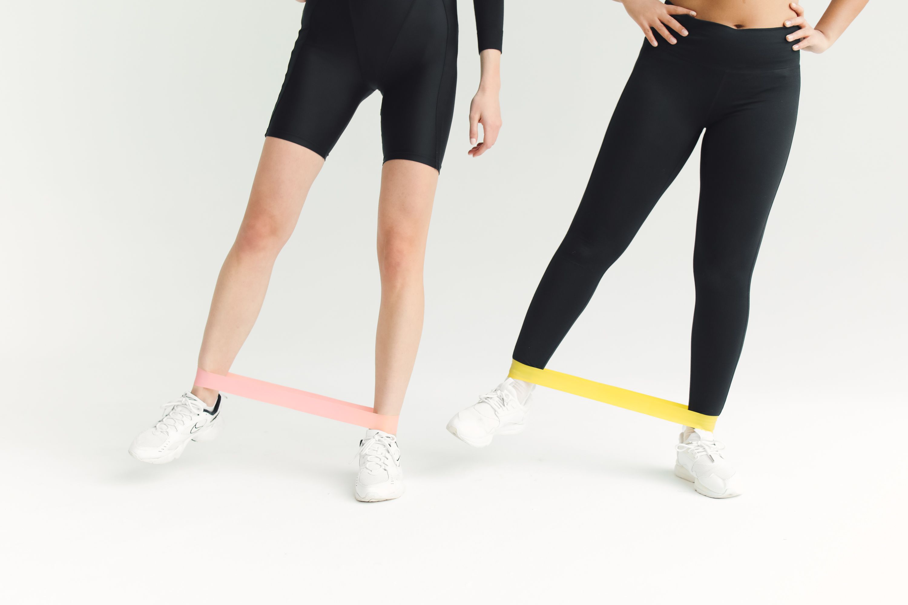 Jambes d'un joueur de tennis